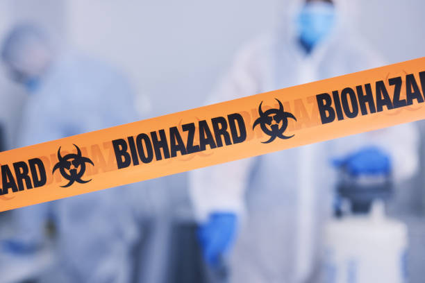 Professional Biohazard Cleanup technician working in Memphis, NE